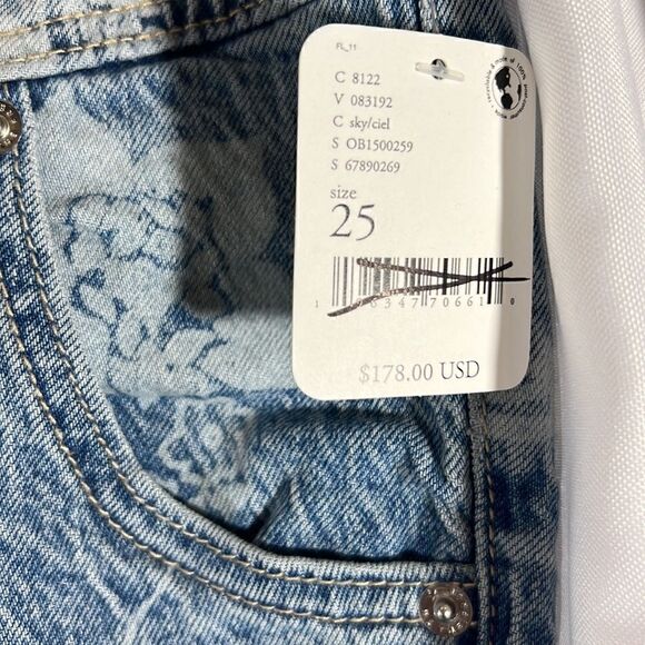 FREE PEOPLE NAOMI FLARED JEANS NEW NWT SIZE 25 - Picture 7 of 7